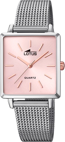 LOTUS  Женские часы, кварцевый механизм, сталь, 29x27 мм