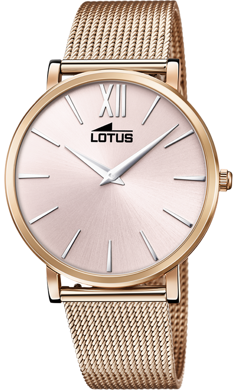 LOTUS  Женские часы, кварцевый механизм, сталь, ip покрытие чёрное, 38 мм