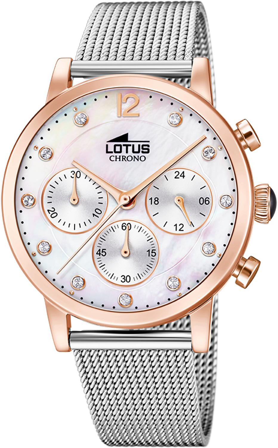 LOTUS  Женские часы, кварцевый механизм, сталь с покрытием, 37 мм
