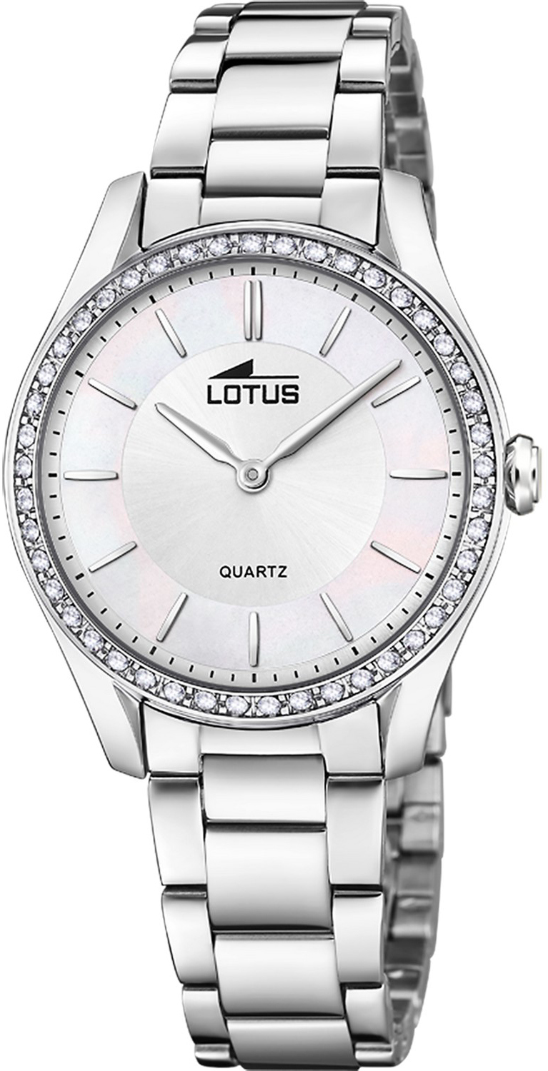 LOTUS  Женские часы, кварцевый механизм, сталь, 34 мм