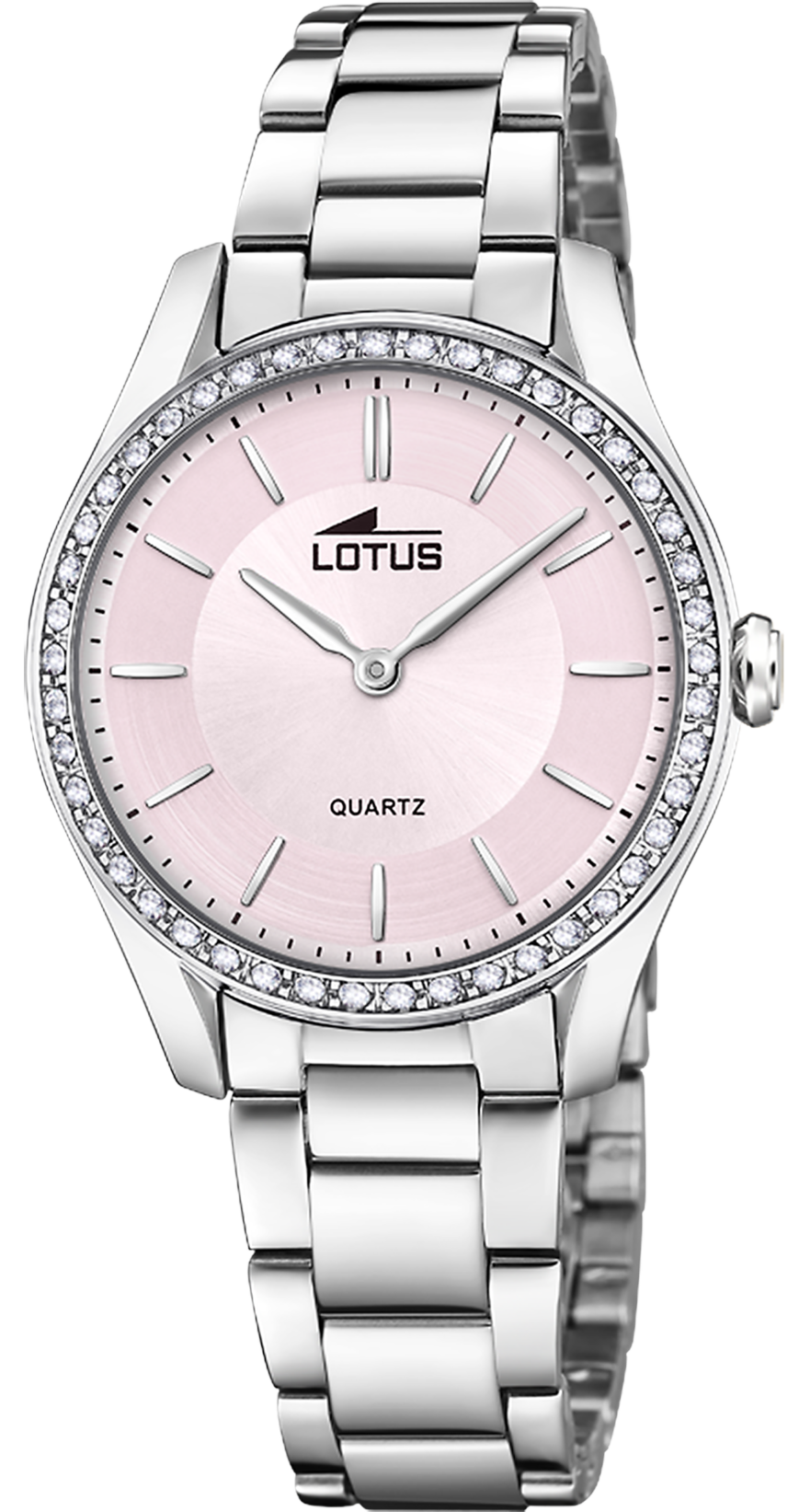 LOTUS  Женские часы, кварцевый механизм, сталь, 34 мм