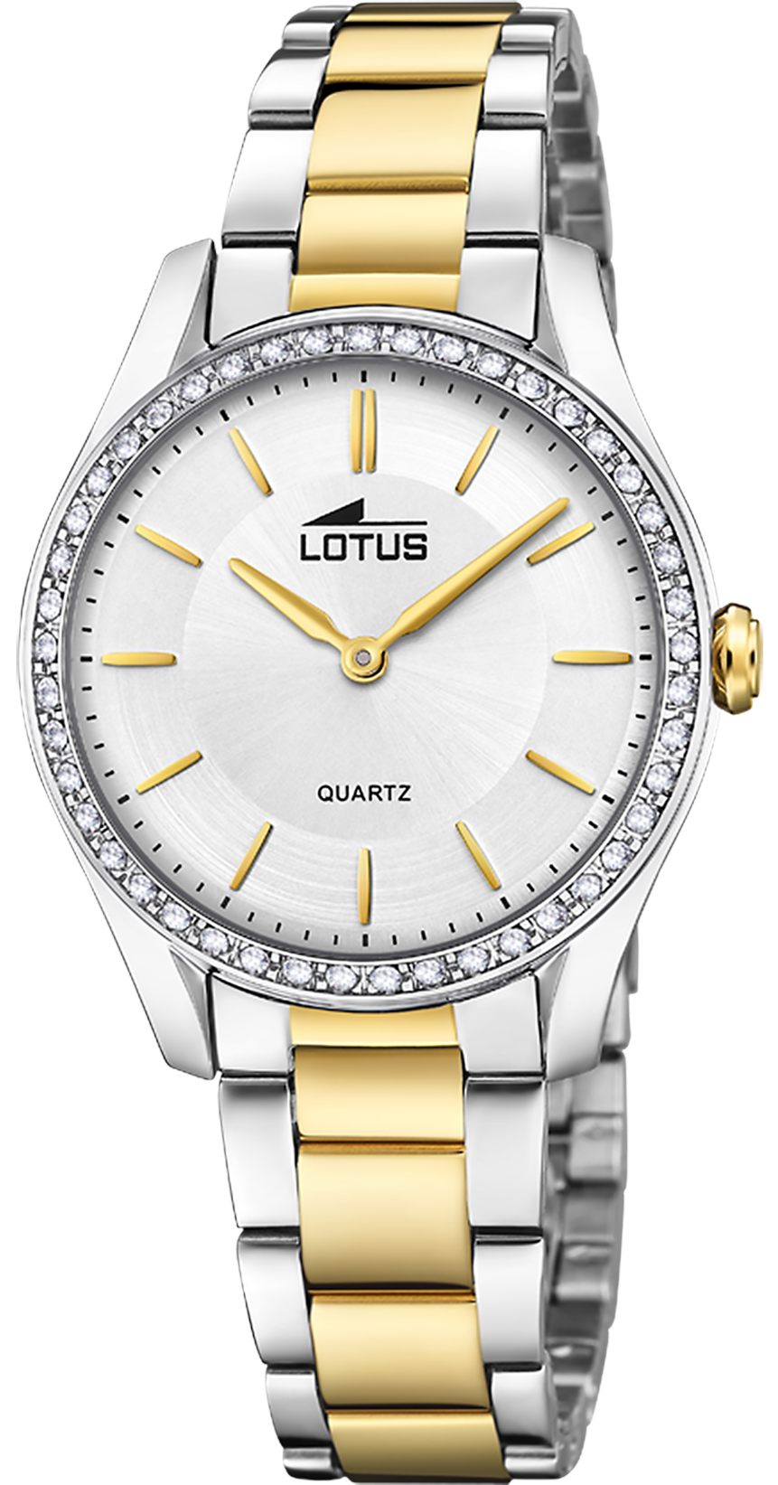 LOTUS  Женские часы, кварцевый механизм, сталь, ip покрытие синее, 34 мм