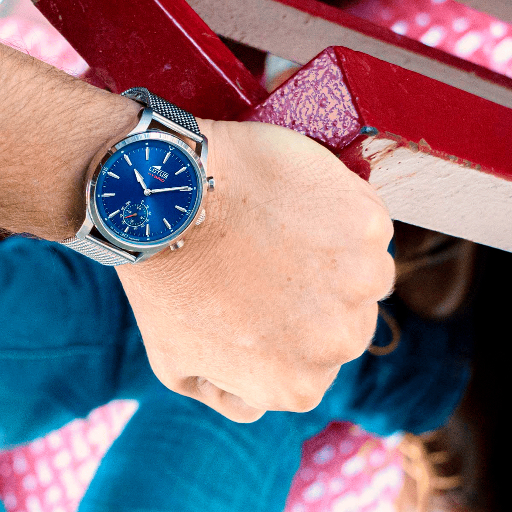 LOTUS   часы, гибридный механизм, сталь, 43 мм