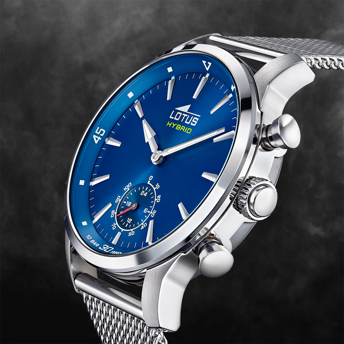 LOTUS   часы, гибридный механизм, сталь, 43 мм