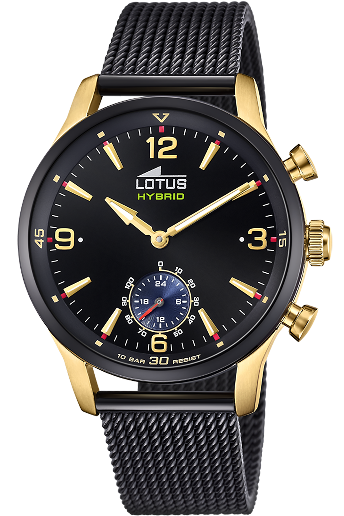 LOTUS   часы, гибридный механизм, сталь с покрытием, 43 мм