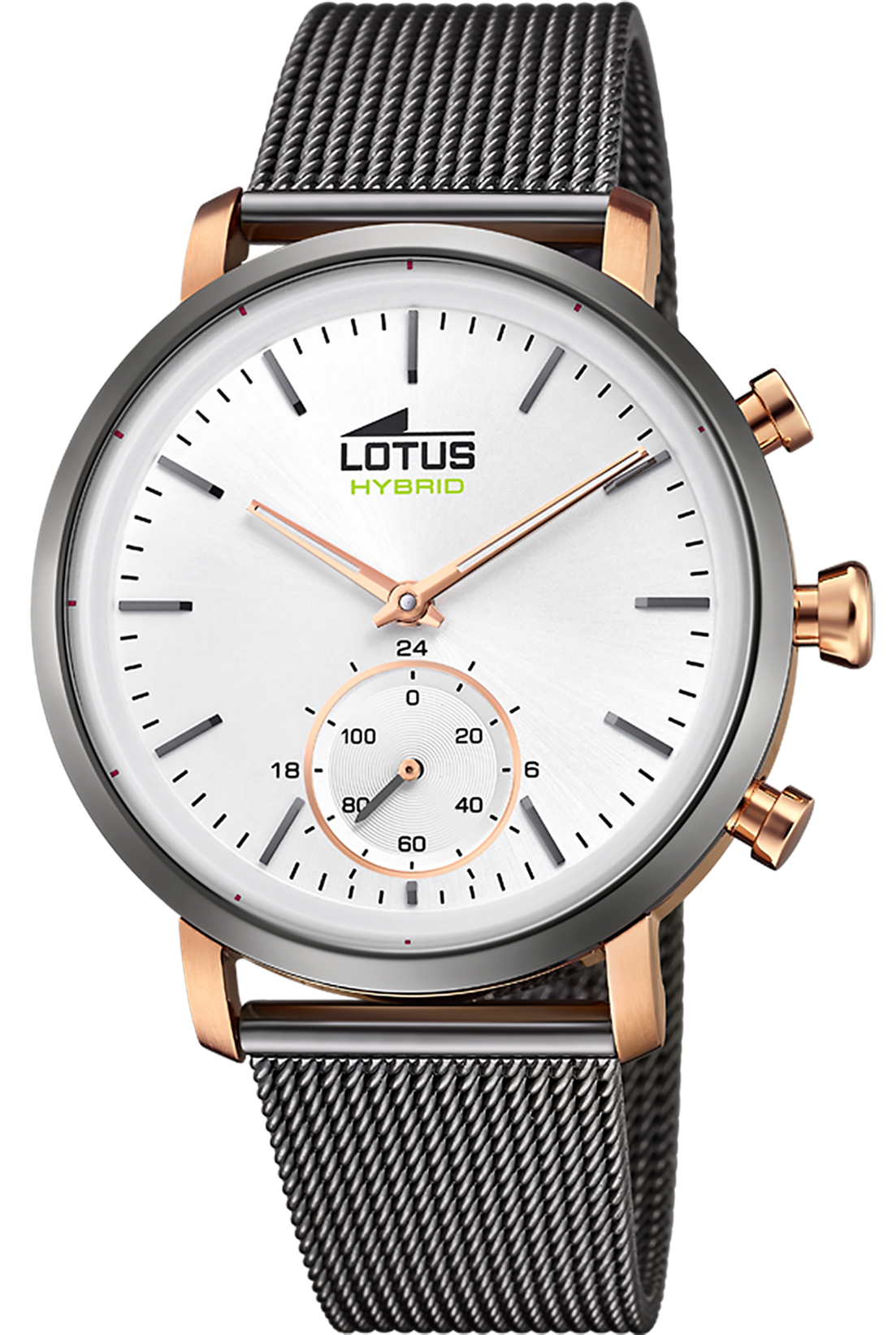 LOTUS   часы, гибридный механизм, сталь с покрытием, 42 мм