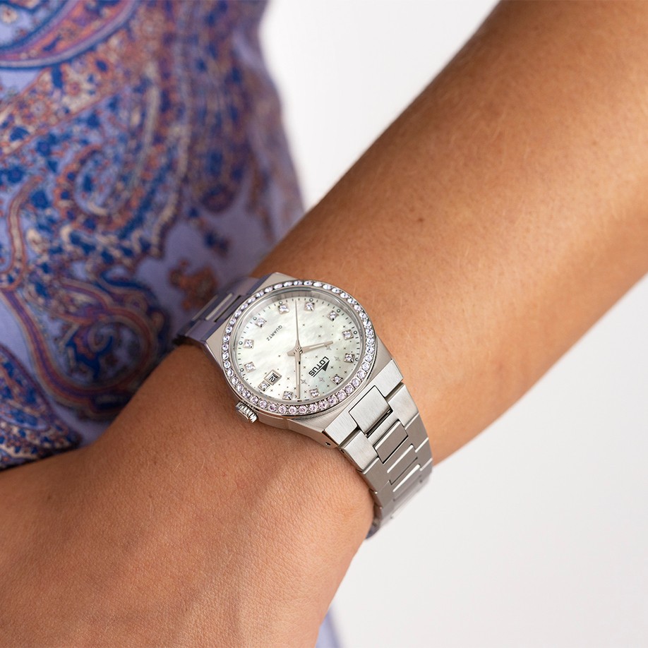 LOTUS  Женские часы, кварцевый механизм, сталь, 31,5 мм