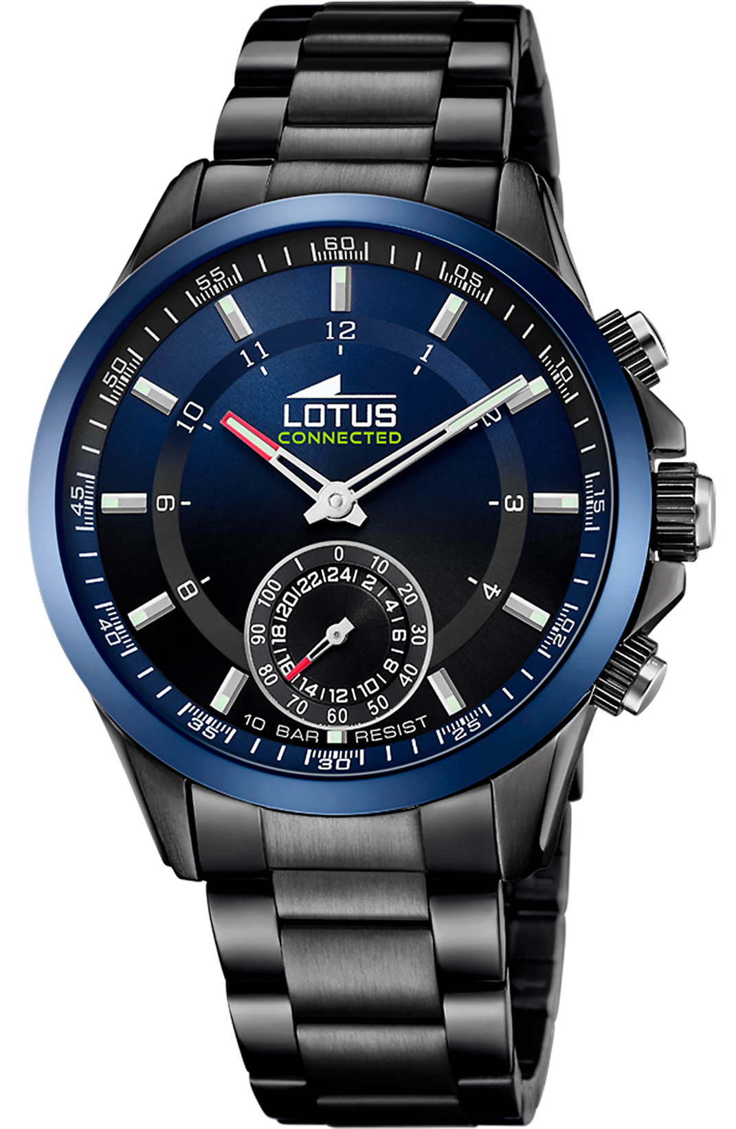 LOTUS   часы, гибридный механизм, сталь с покрытием, 43 мм