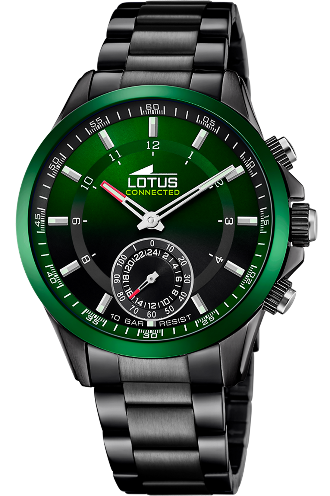 LOTUS   часы, гибридный механизм, сталь с покрытием, 43 мм