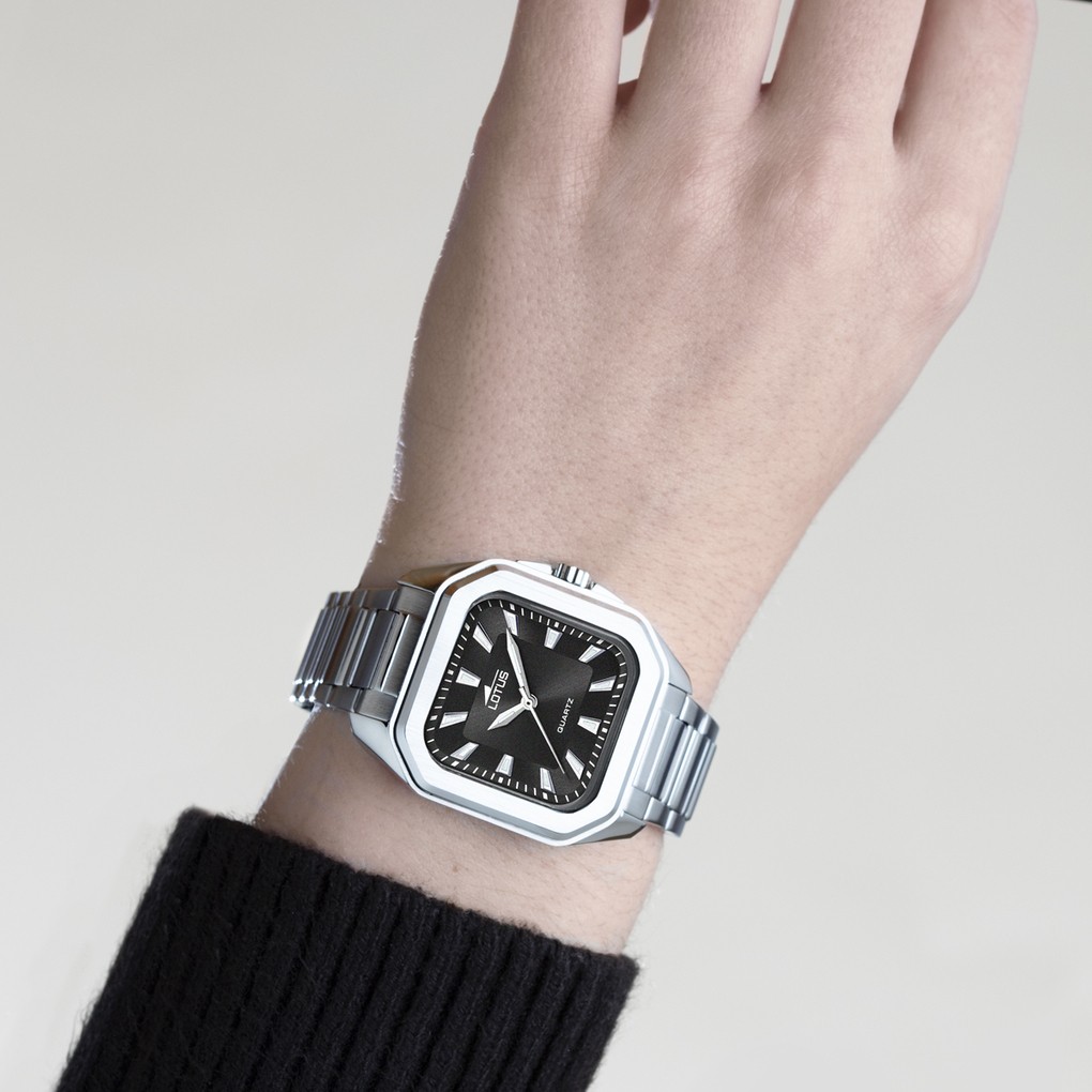 LOTUS  Женские часы, кварцевый механизм, сталь, 35x35 мм