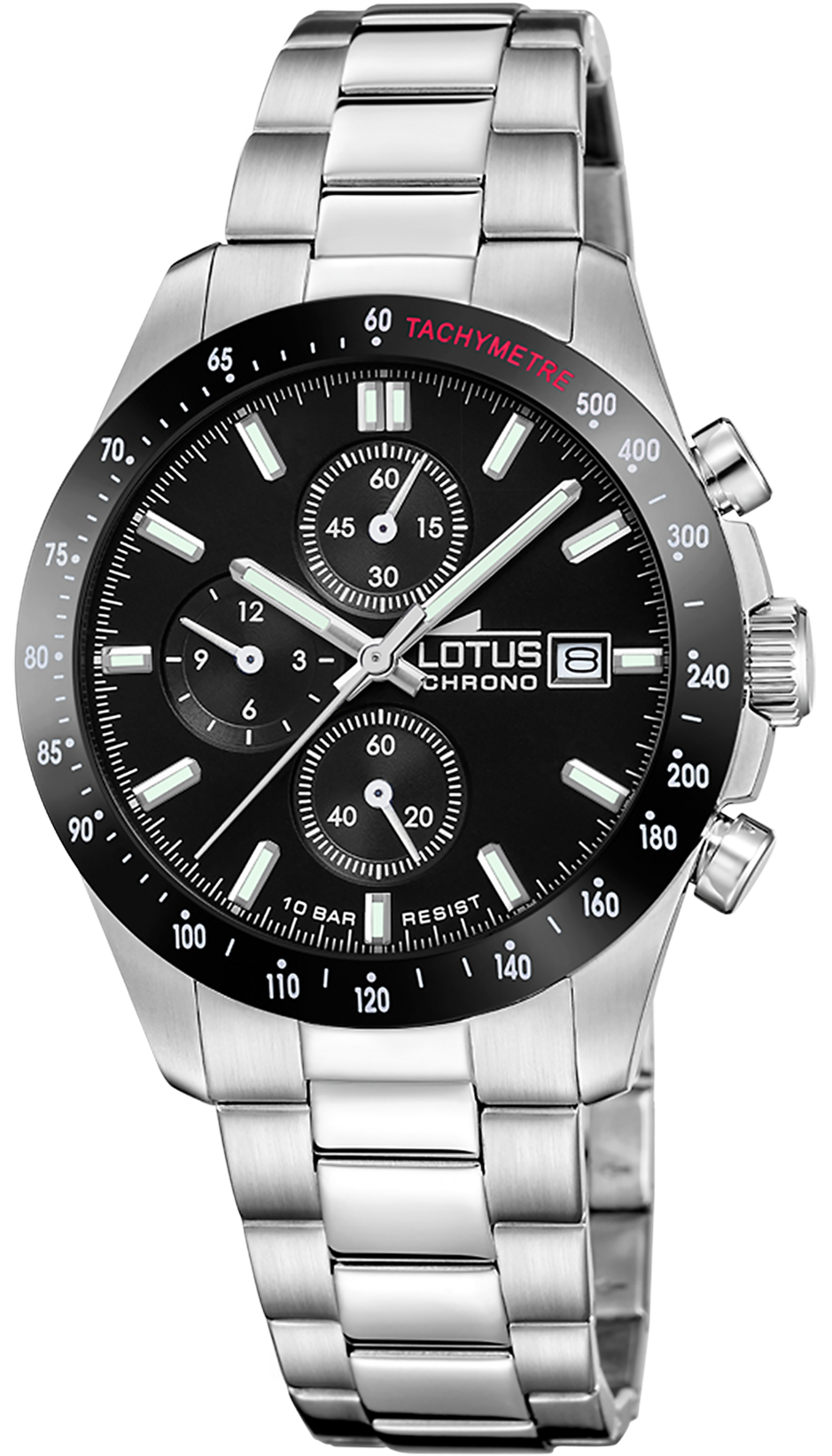 LOTUS  Мужские часы, кварцевый механизм, сталь с покрытием, 39 мм