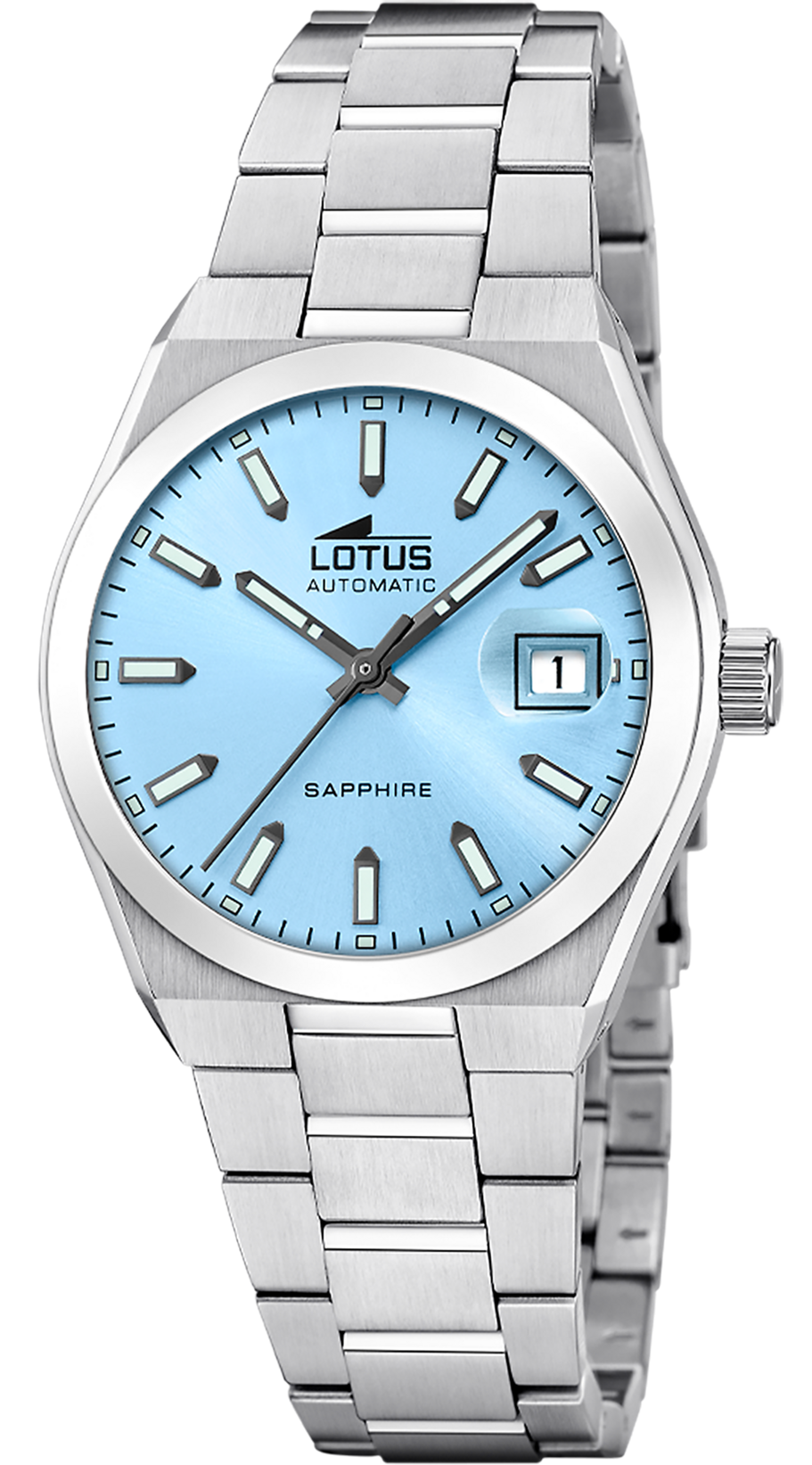 LOTUS  Мужские часы, автоматический механизм, сталь, 39 мм