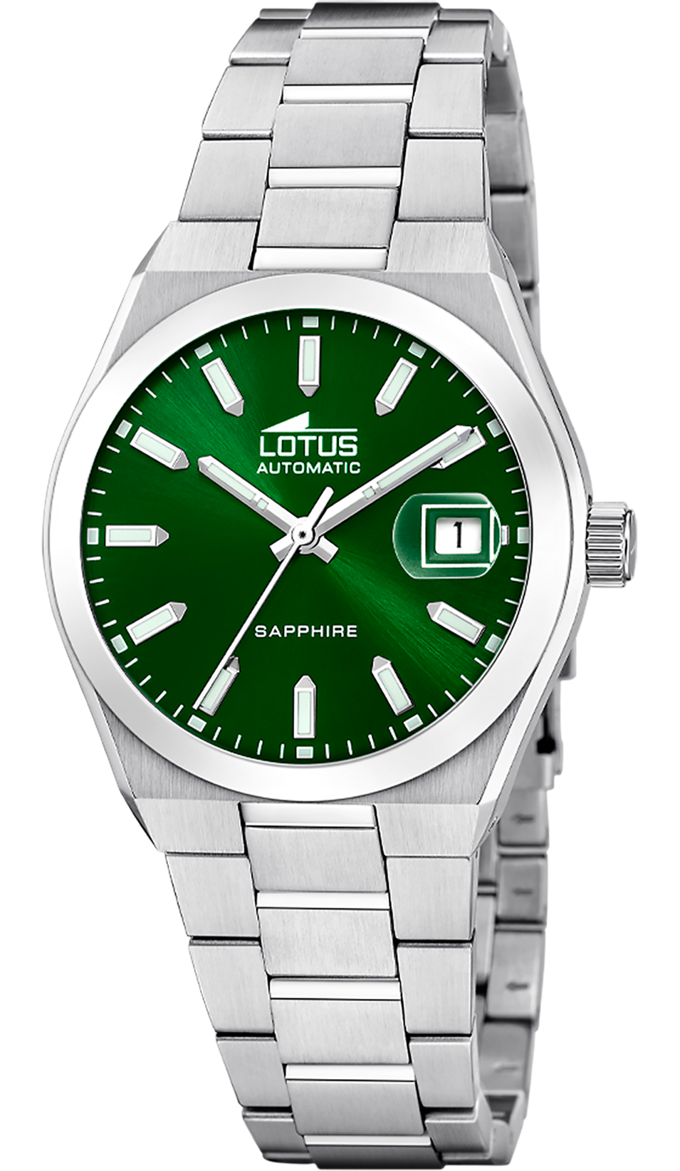 LOTUS  Мужские часы, автоматический механизм, сталь, 39 мм