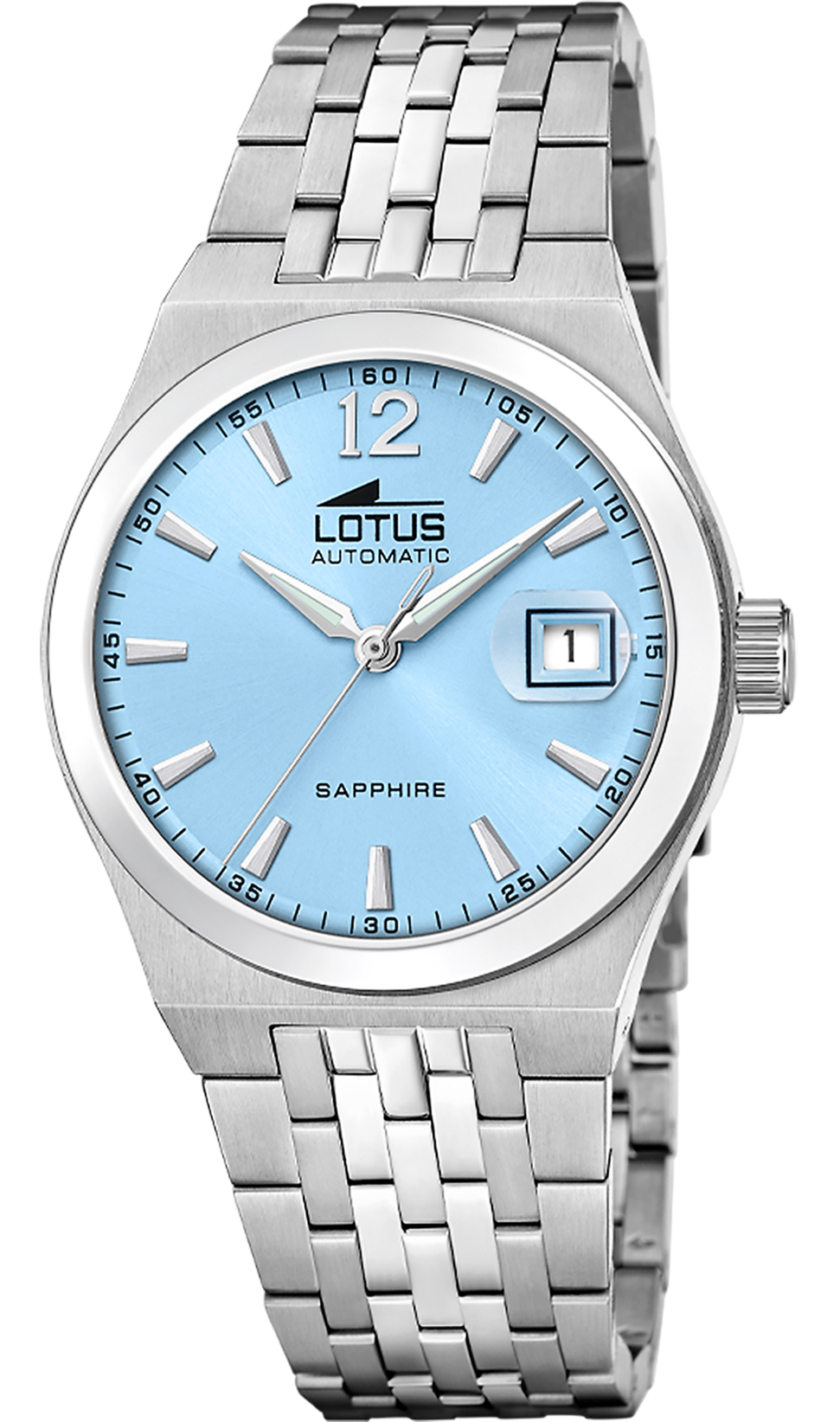 LOTUS  Мужские часы, автоматический механизм, сталь, 39 мм