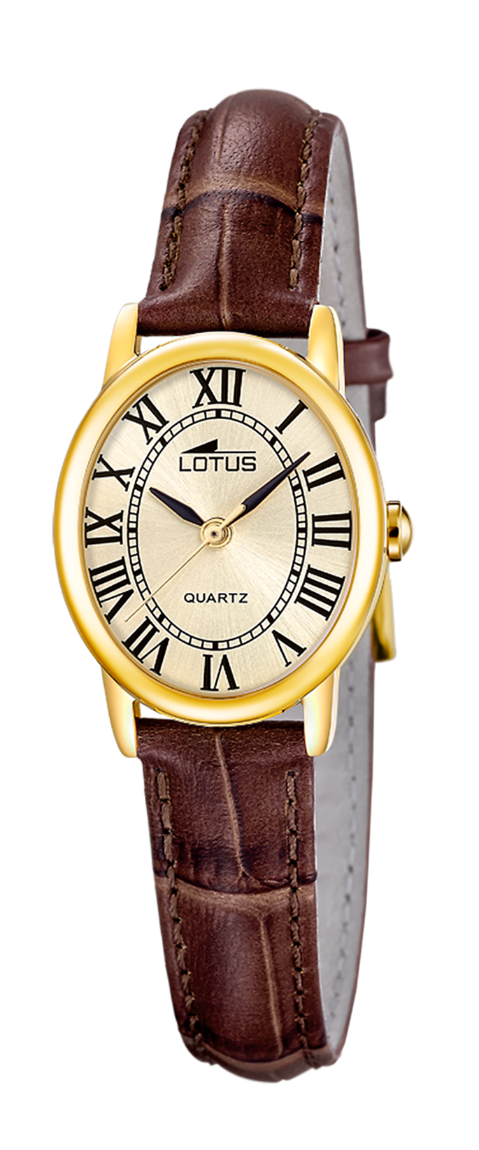 LOTUS  Женские часы в комплекте с браслетом, кварцевый механизм, сталь с покрытием, 28 мм