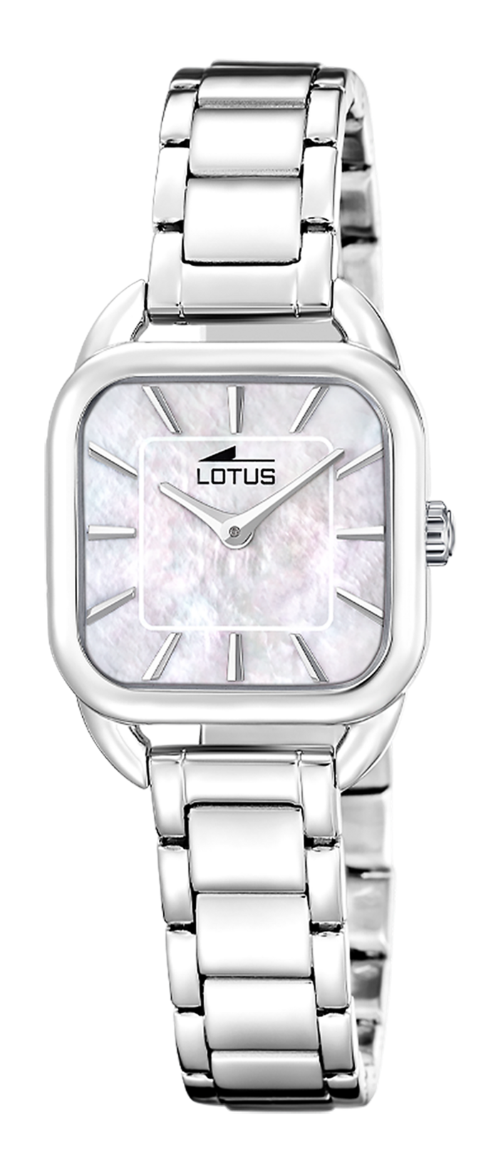 LOTUS  Женские часы в комплекте с браслетом, кварцевый механизм, сталь, 26 х 26 мм