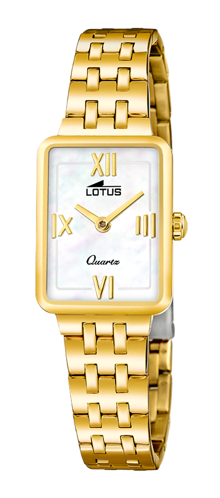 LOTUS  Женские часы в комплекте с браслетом, кварцевый механизм, сталь с покрытием, 33 х 20,5 мм