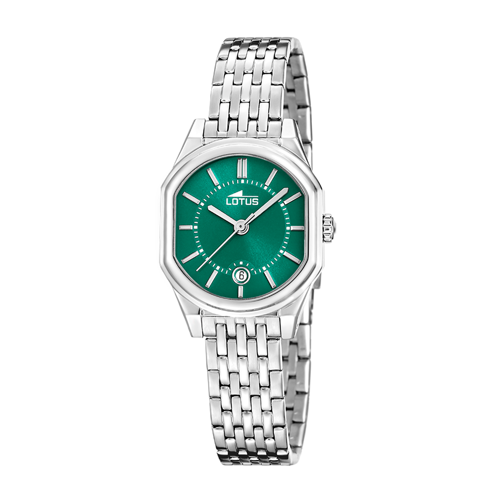 LOTUS  Женские часы, кварцевый механизм, сталь, 27,5 х 25 мм