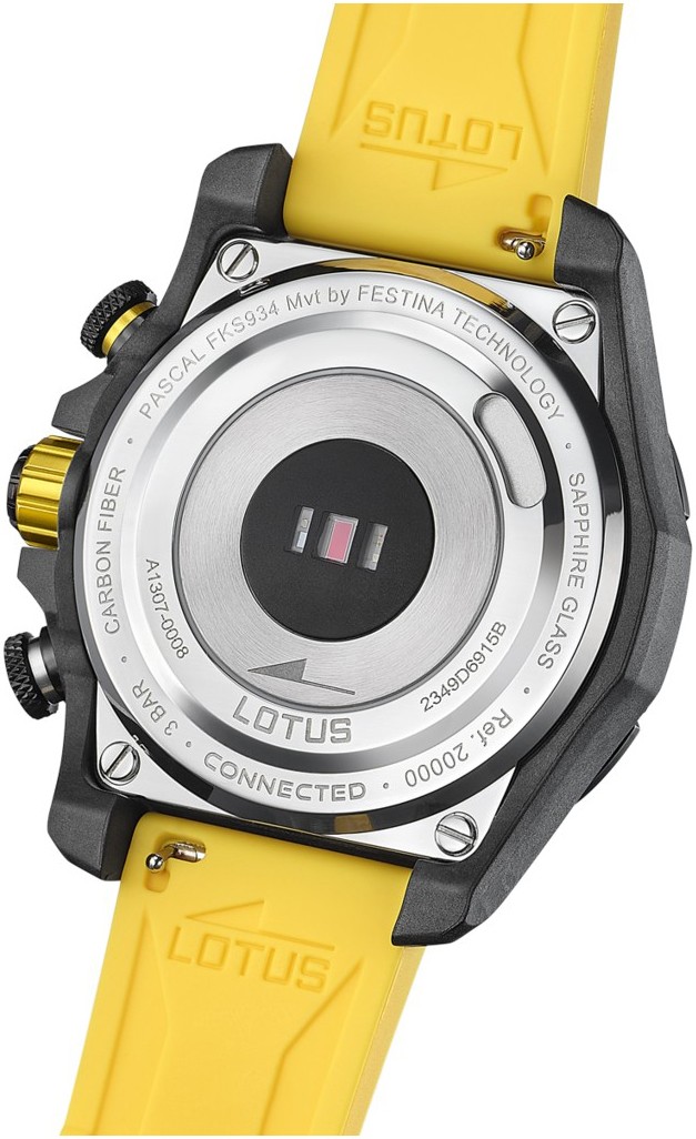 LOTUS  Мужские часы, гибридный механизм, карбон, 45 мм