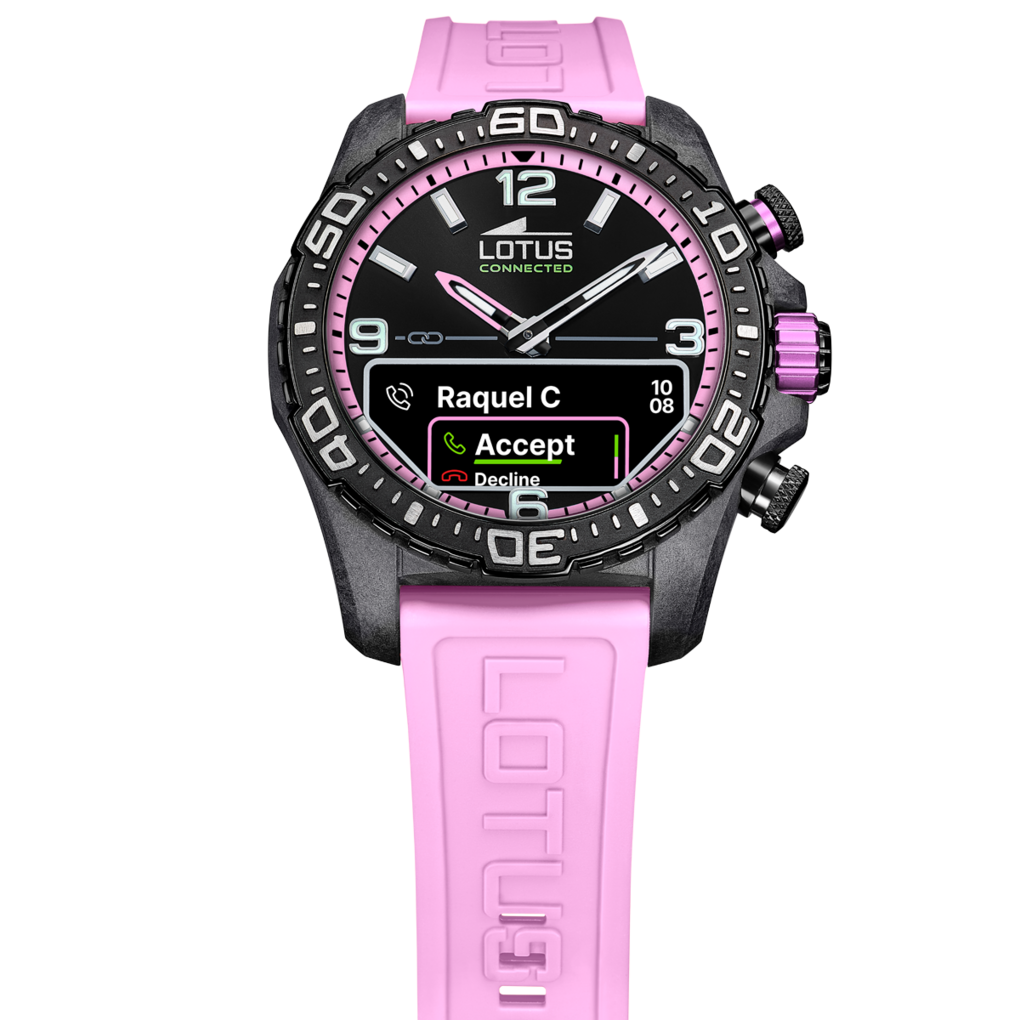 LOTUS   часы, гибридный механизм, карбон, 45 мм