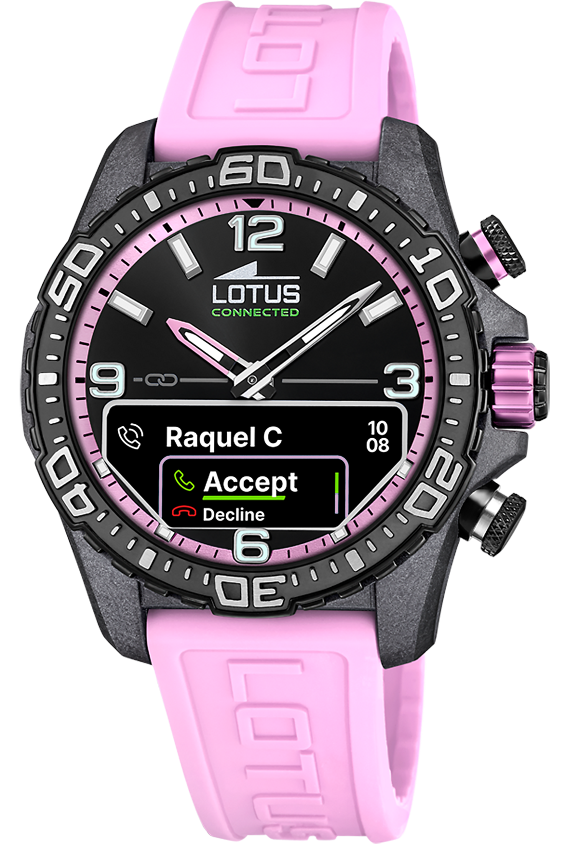 LOTUS   часы, гибридный механизм, карбон, 45 мм