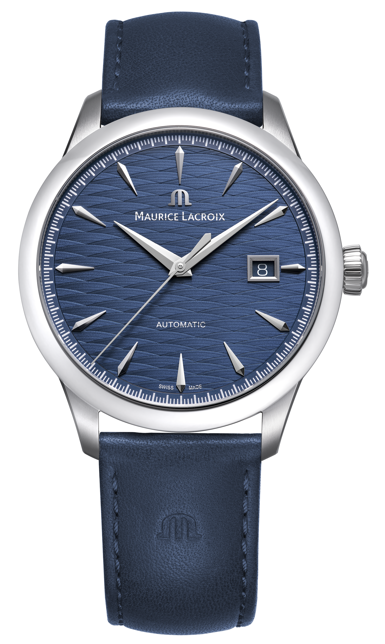 MAURICE LACROIX  Мужские швейцарские часы, автоматический механизм, сталь, 40 мм