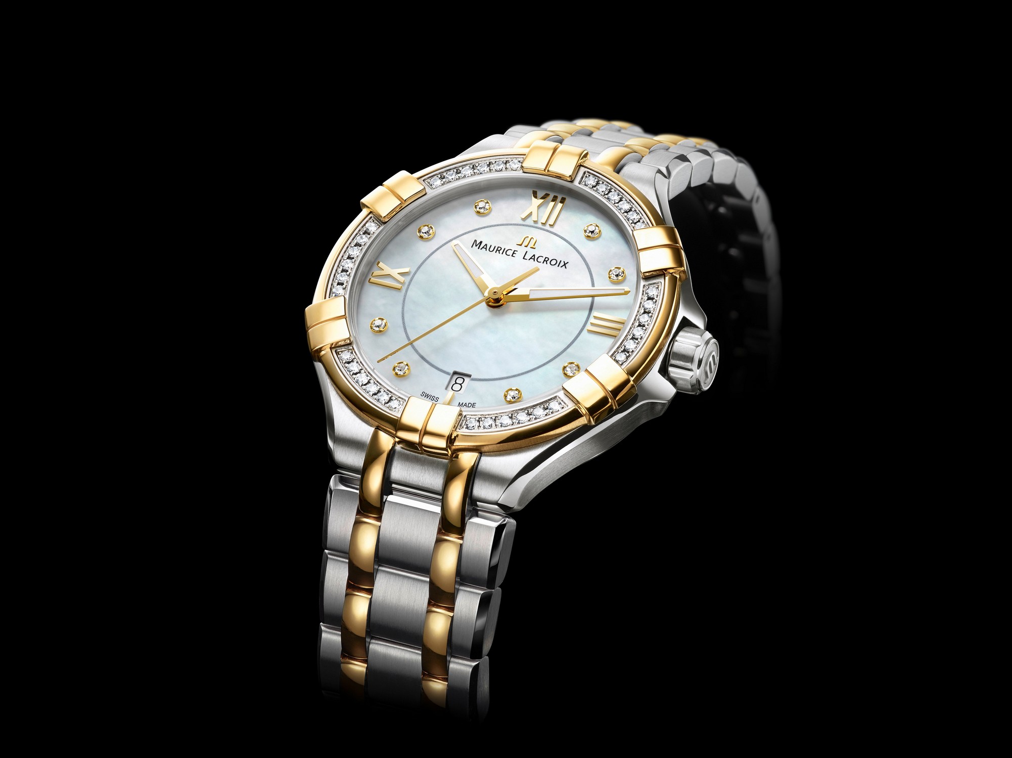Часы MAURICE LACROIX AIKON QUARTZ AI1006-DY503-171-1, Функции: Часы, минуты, секунды, дата