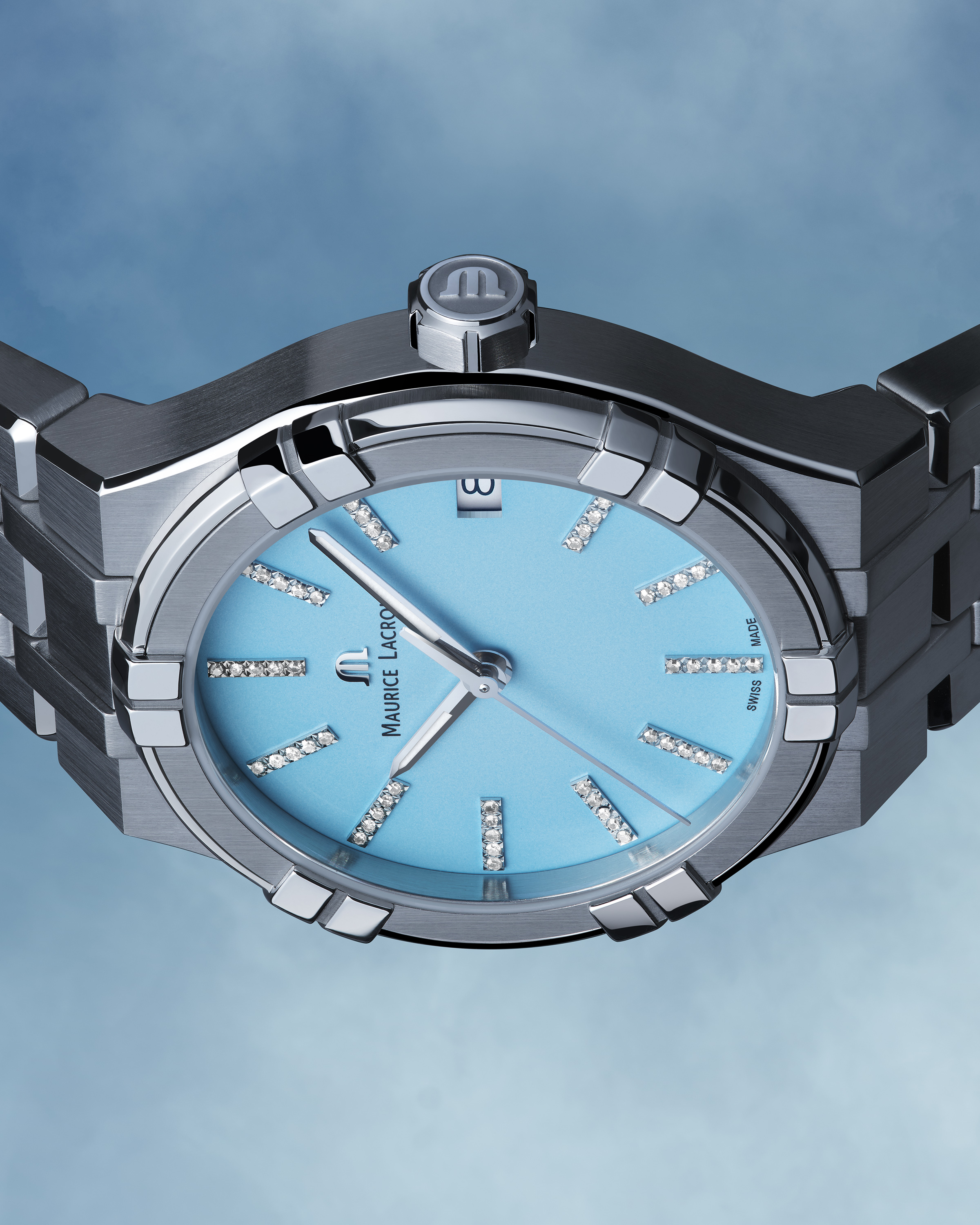 Часы MAURICE LACROIX AIKON QUARTZ AI1106-SS002-450-1, Пол: Женские
