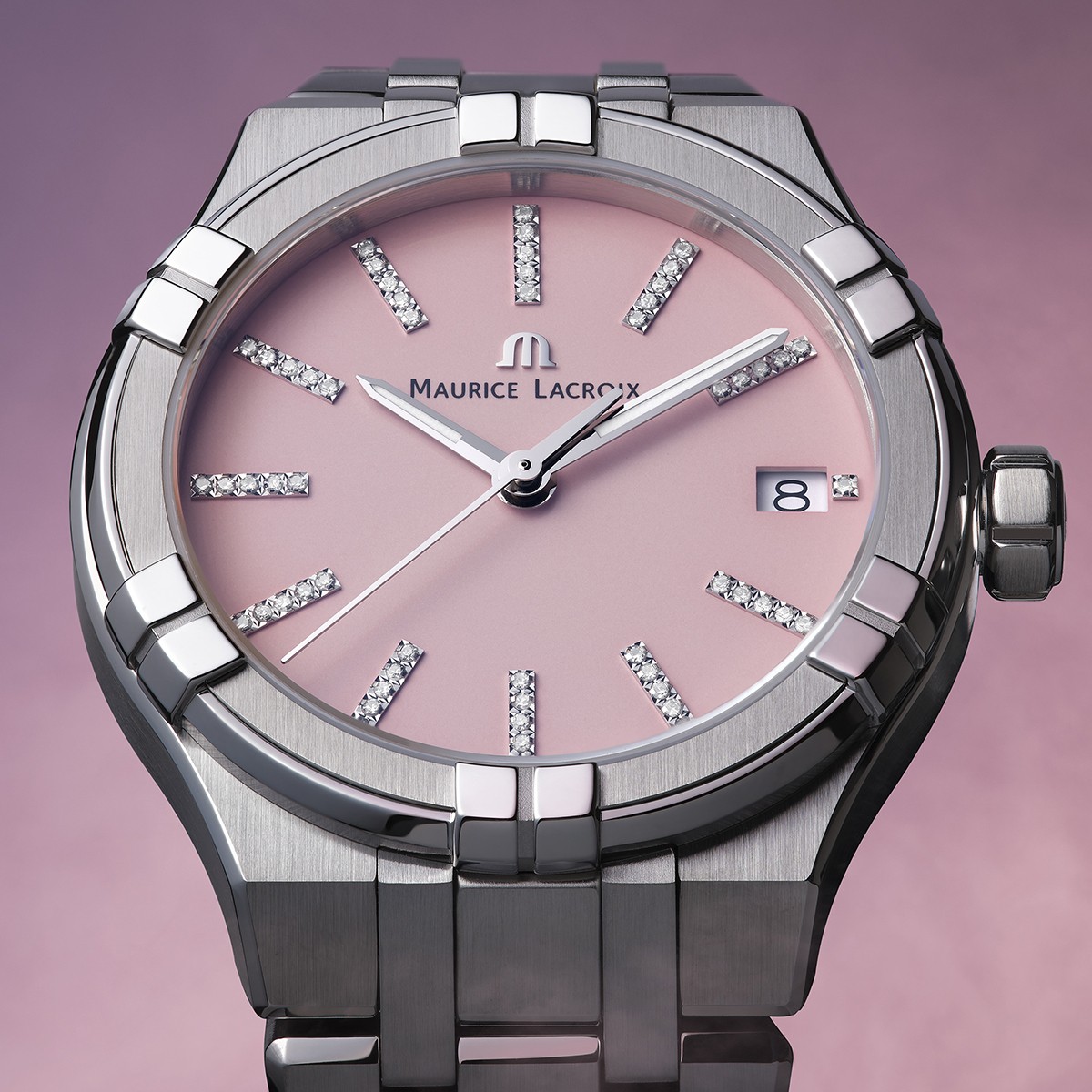 Часы MAURICE LACROIX AIKON QUARTZ AI1106-SS002-550-1, Пол: Женские