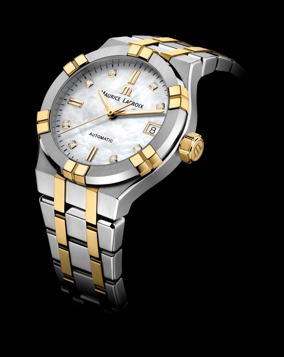 Часы MAURICE LACROIX AIKON AUTOMATIC AI6006-PVY13-170-1, Функции: Часы, минуты, секунды, дата, автоподзавод