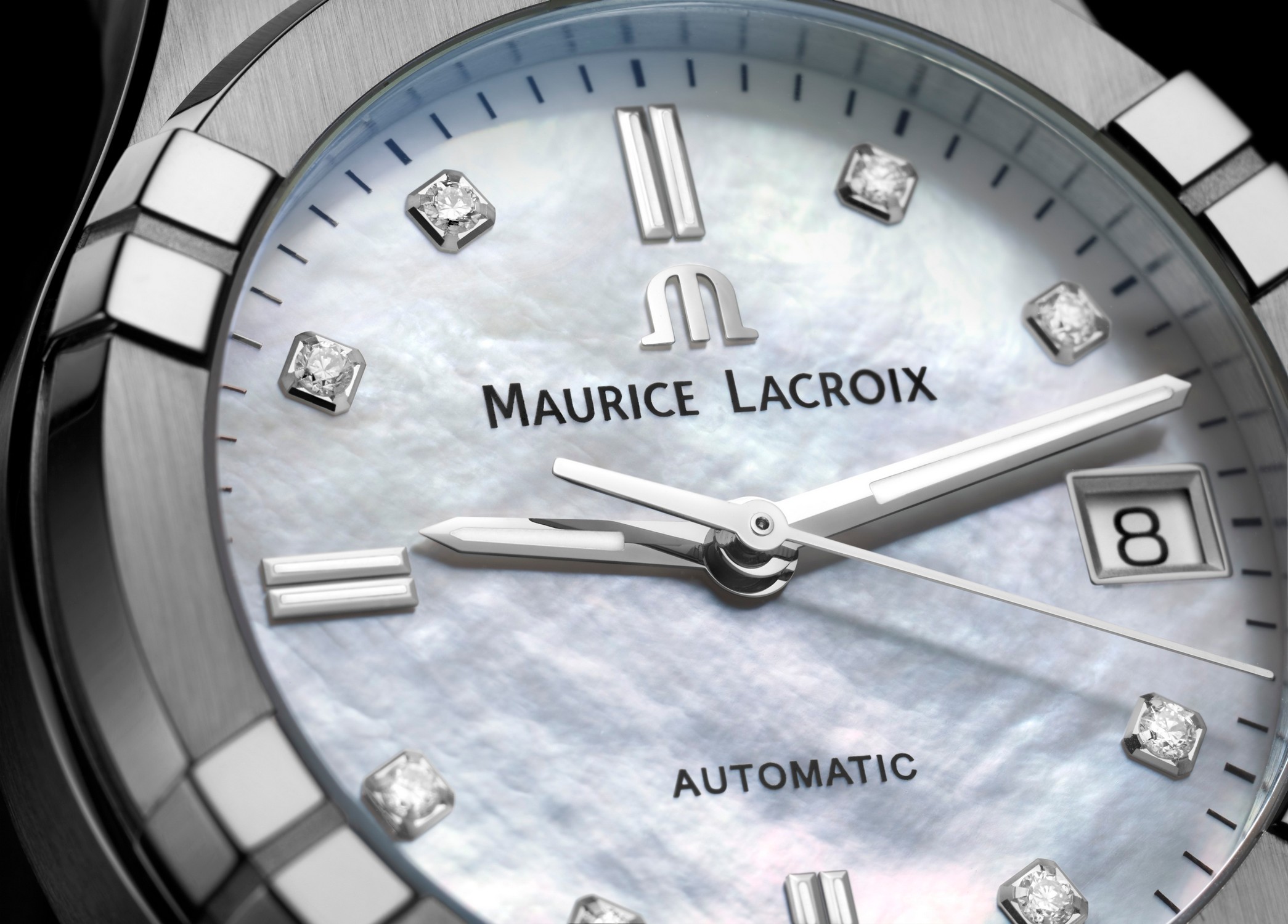 MAURICE LACROIX AIKON AUTOMATIC Женские часы, автоматический механизм, сталь, 35 мм