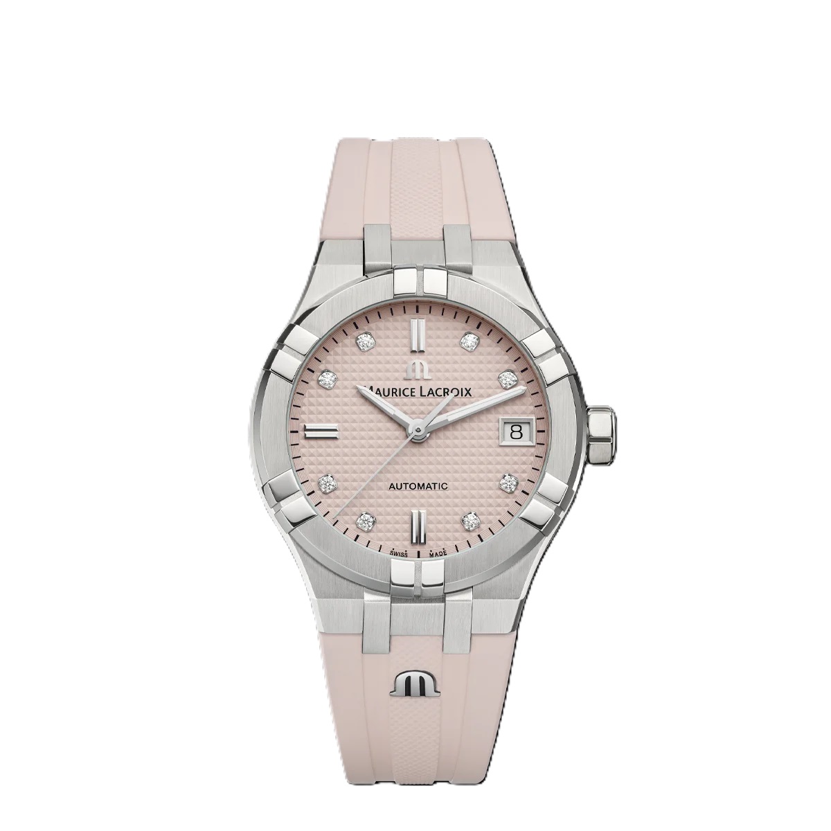 MAURICE LACROIX AIKON AUTOMATIC  Женские швейцарские часы, автоматический механизм, сталь, 35 мм