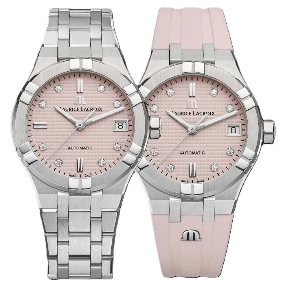 MAURICE LACROIX AIKON AUTOMATIC  Женские швейцарские часы, автоматический механизм, сталь, 35 мм
