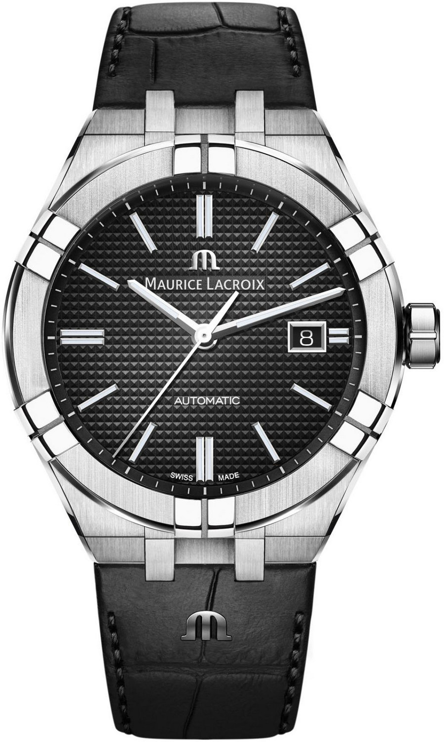 MAURICE LACROIX AIKON AUTOMATIC Мужские швейцарские часы, автоматический механизм, сталь, 42 мм