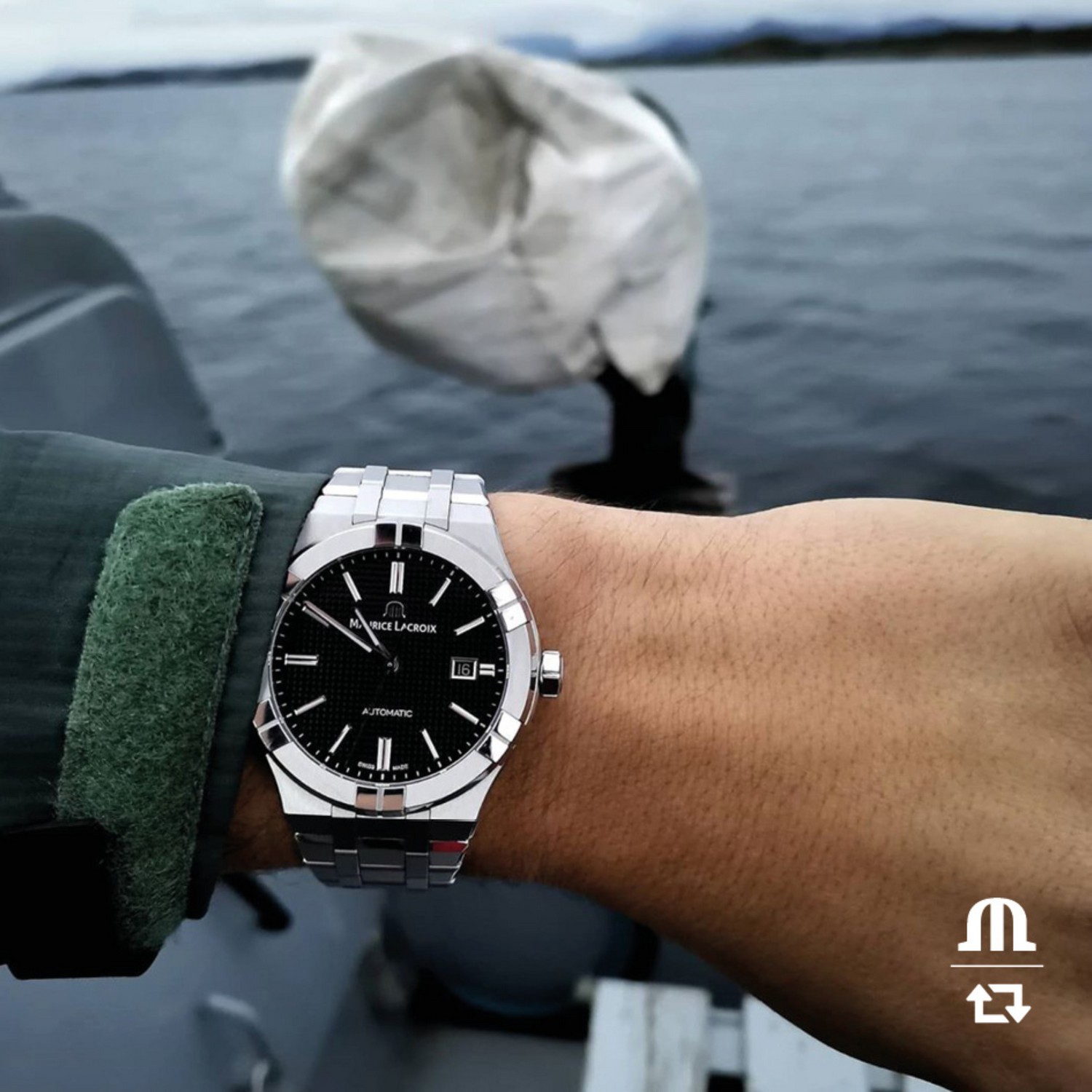 Часы MAURICE LACROIX AIKON AUTOMATIC AI6008-SS002-330-1, Механизм: Автоматический механизм