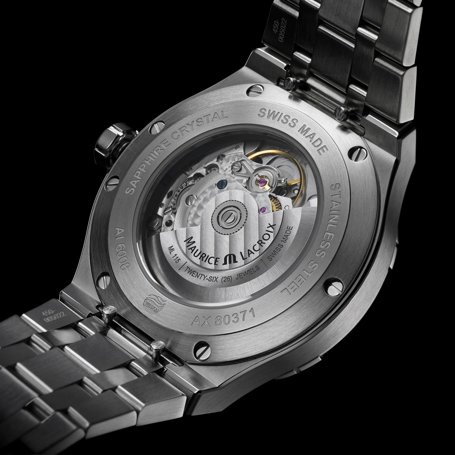 Часы MAURICE LACROIX AIKON AUTOMATIC AI6008-SS002-430-1, Механизм: Автоматический механизм