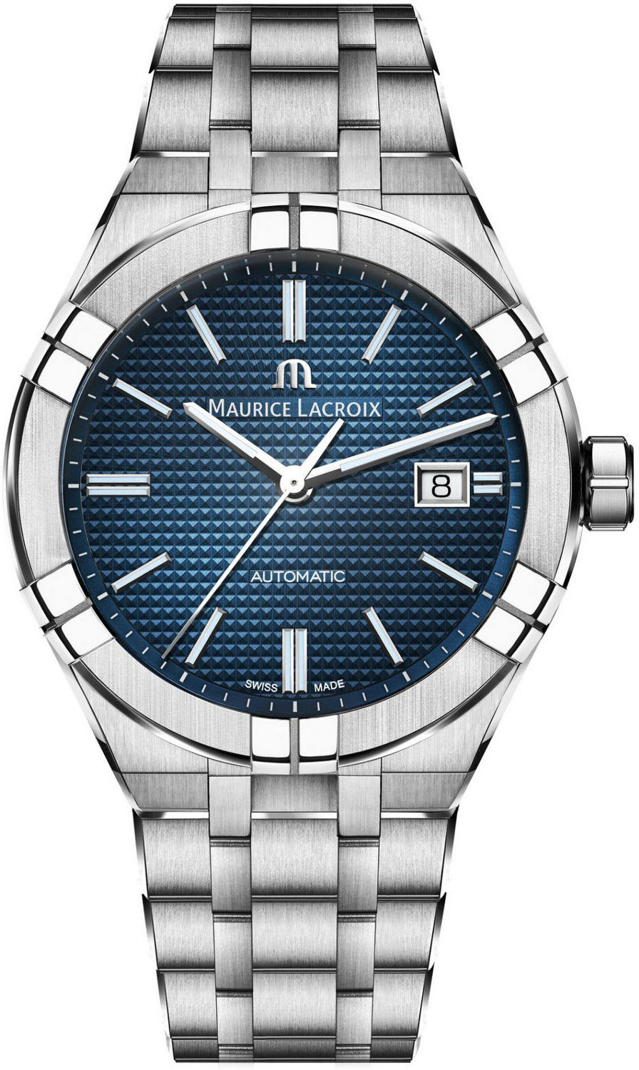 MAURICE LACROIX AIKON AUTOMATIC Мужские швейцарские часы, автоматический механизм, сталь, 42 мм