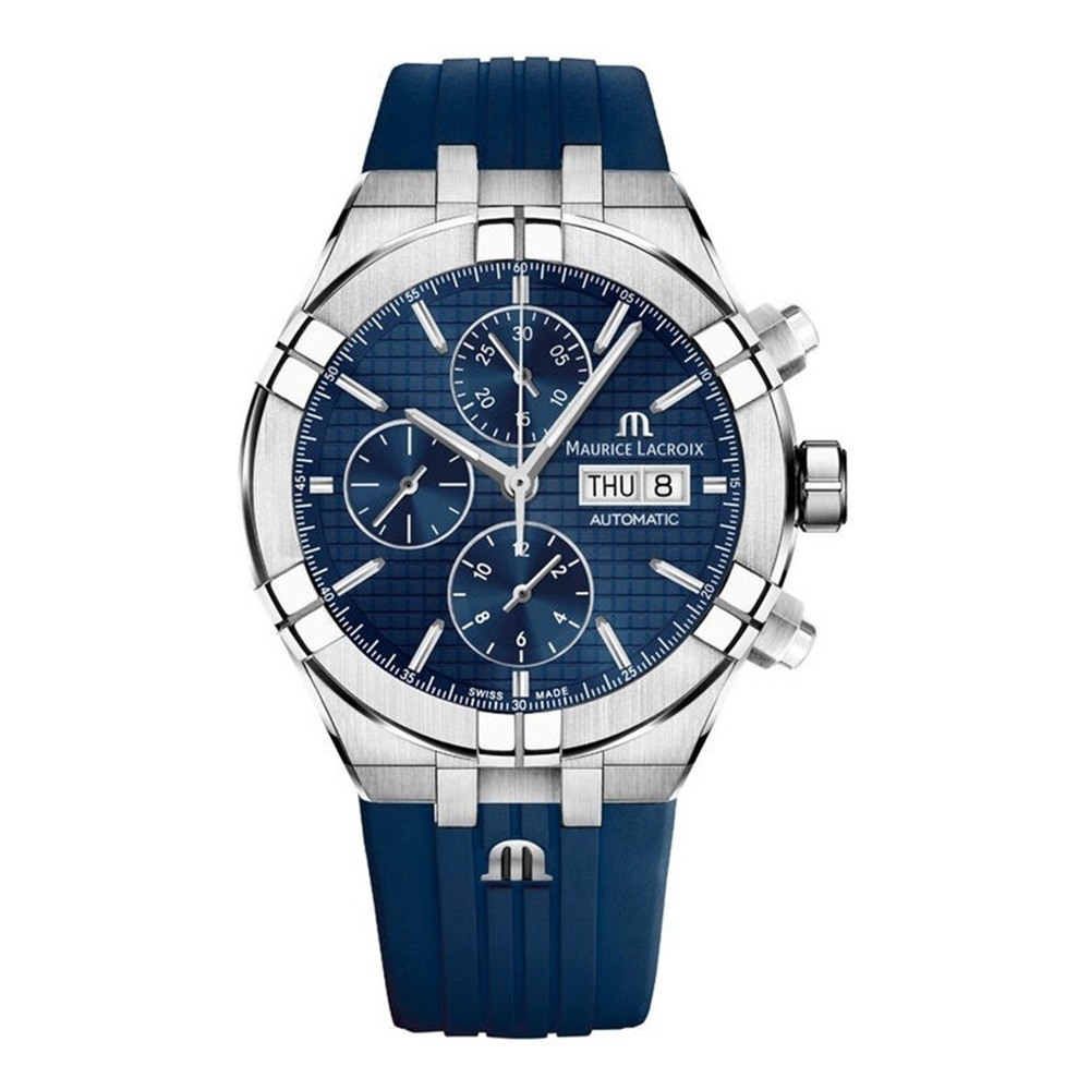 MAURICE LACROIX AIKON AUTOMATIC Швейцарские мужские автоматические часы Aikon - хронограф, корпус из стали, с сапфировым стеклом и водозащитой 200 м, с комфортным стальным браслетом - идеальны в качестве подарка и аксессуара на каждый день.
