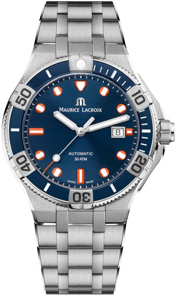 MAURICE LACROIX AIKON AUTOMATIC Мужские часы, автоматический механизм, сталь, 43 мм