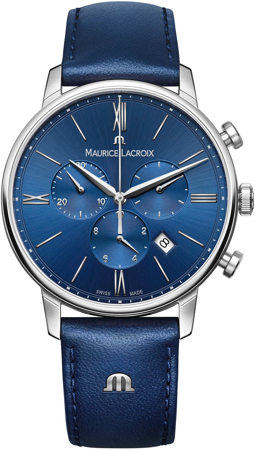 MAURICE LACROIX ELIROS Мужские часы, кварцевый механизм, сталь, 40 мм