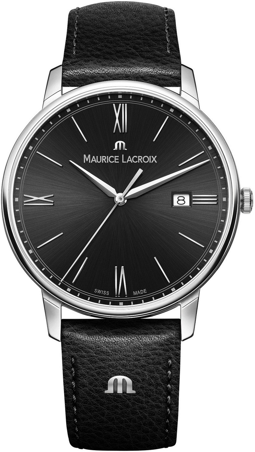 Часы MAURICE LACROIX  EL1118-SS001-310-1 Унисекс швейцарские часы, кварцевый механизм, сталь, 40 мм