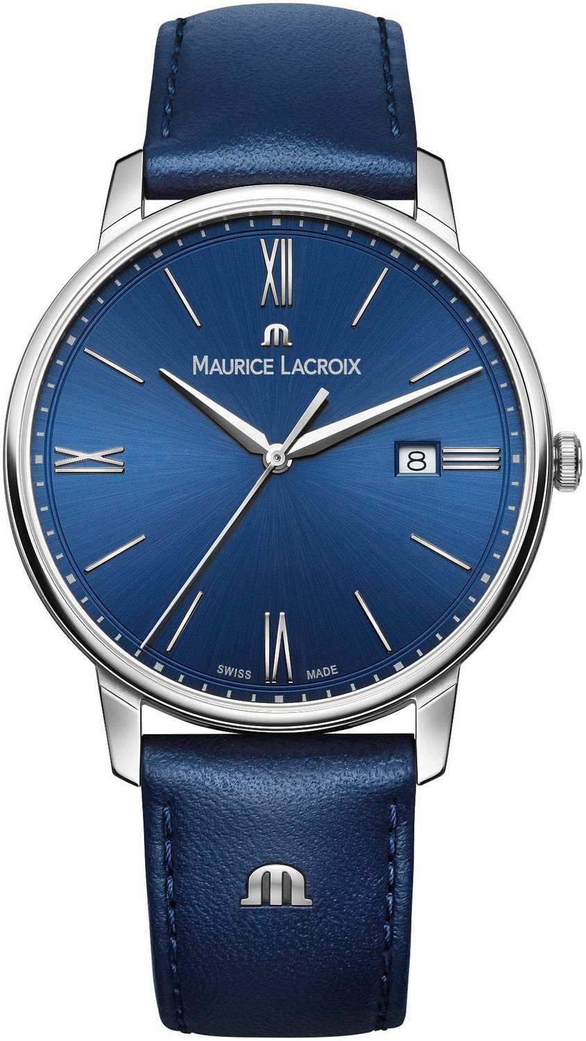 Часы MAURICE LACROIX ELIROS EL1118-SS001-410-1 Мужские часы, кварцевый механизм, сталь, 40 мм