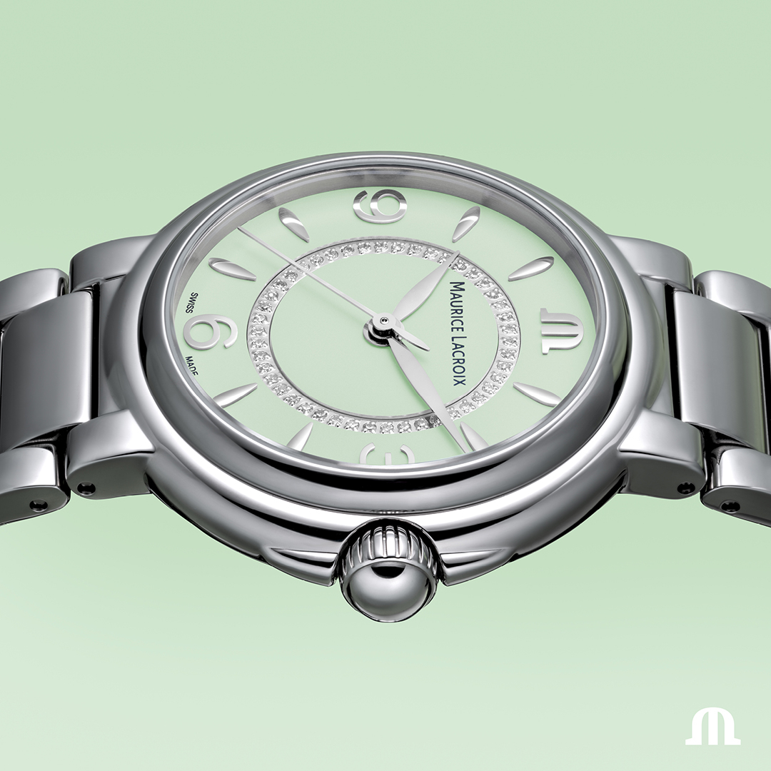 Часы MAURICE LACROIX FIABA FA1104-SS002-G20-1, Функции: Часы, минуты, секунды, дата