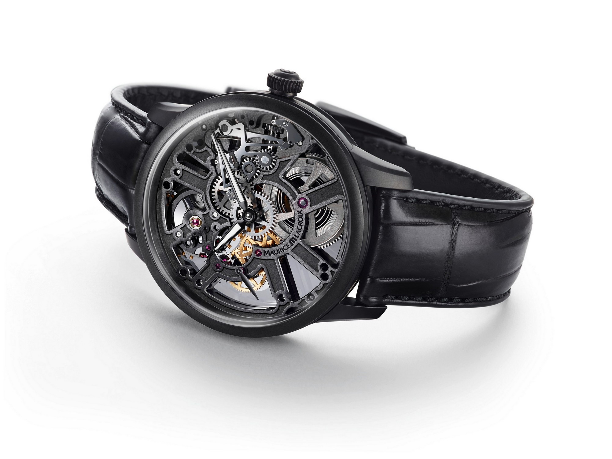 Часы MAURICE LACROIX MASTERPIECE MP7228-PVB01-005-1, Функции: Часы, минуты, секунды