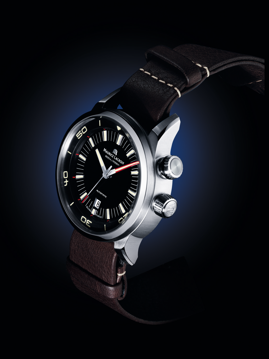 Часы MAURICE LACROIX PONTOS PT6248-SS001-330-2, Функции: Дата