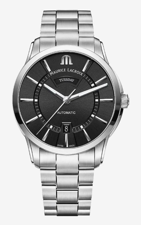 MAURICE LACROIX PONTOS Мужские швейцарские часы, автоматический механизм, сталь, 41 мм