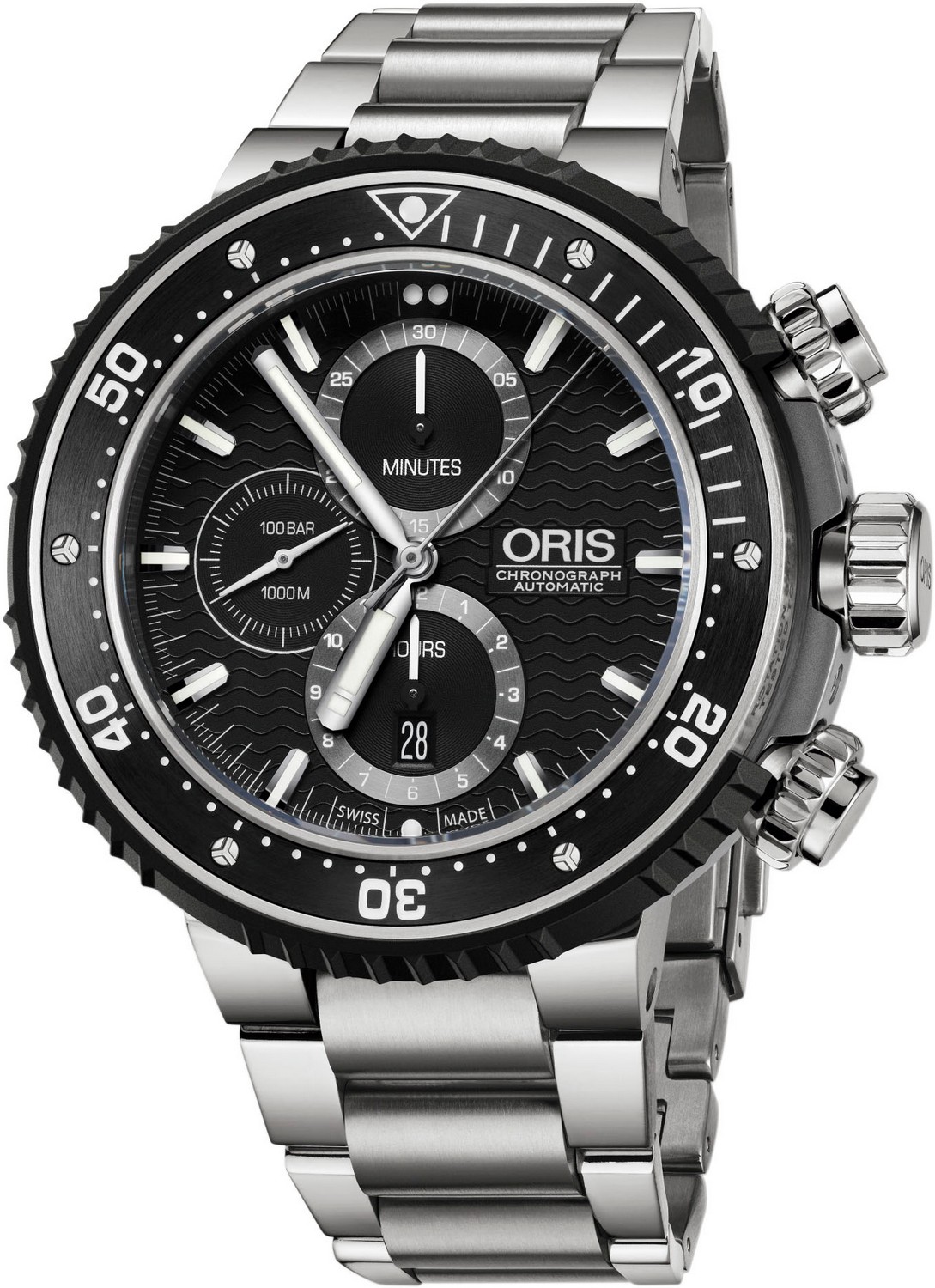 Chronograph watch. Часы Oris Chronograph Automatic. Oris 774-7727-71-54. Oris PRODIVER Chronograph. Наручные часы Oris 774-7727-71-54.