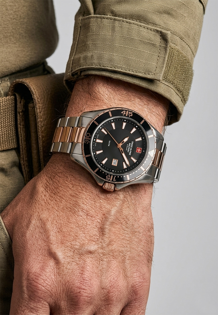 Часы SWISS ALPINE MILITARY  7040.1157SAM, Механизм: Кварцевый механизм
