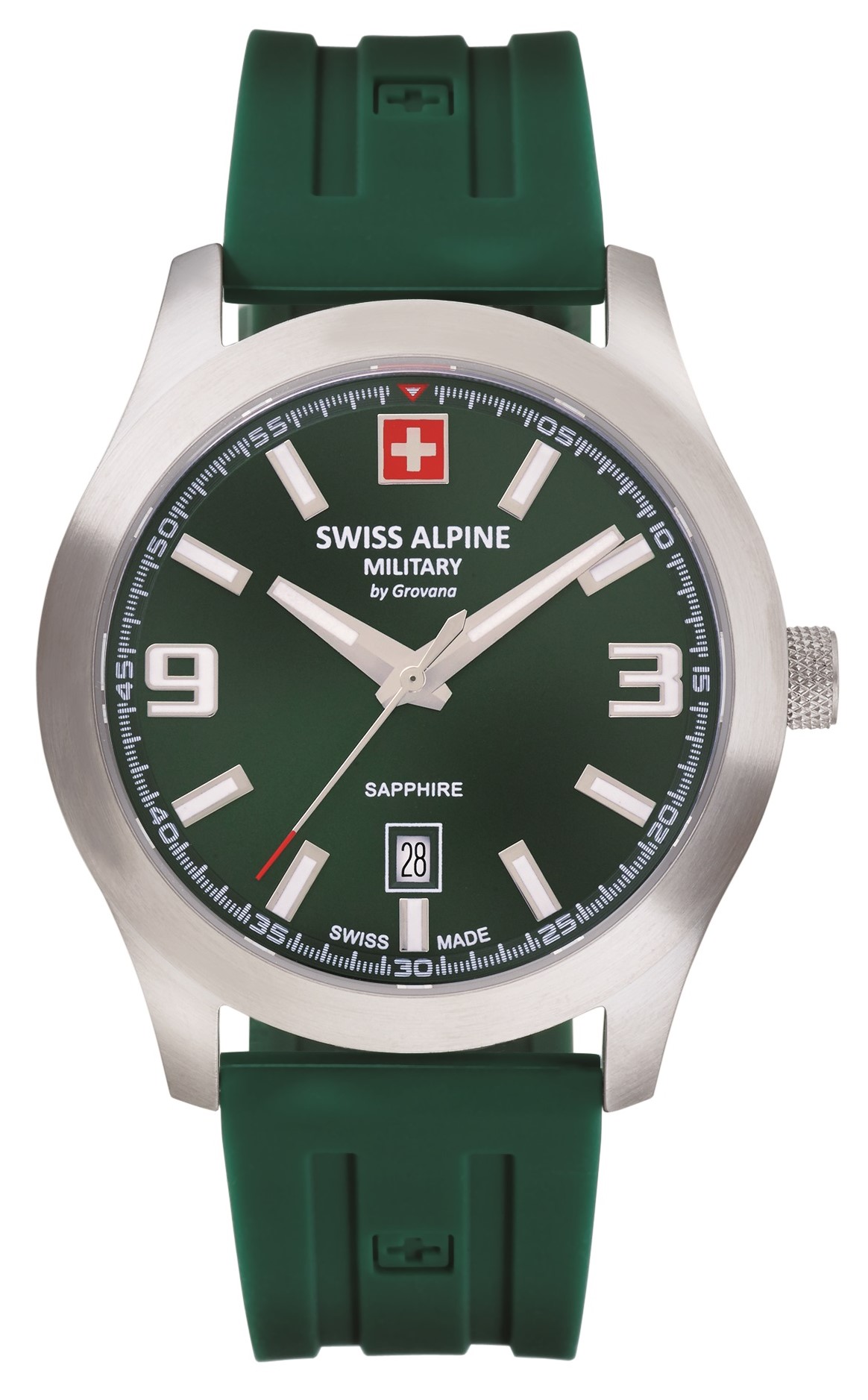 SWISS ALPINE MILITARY  Мужские швейцарские часы, кварцевый механизм, сталь, 43 мм