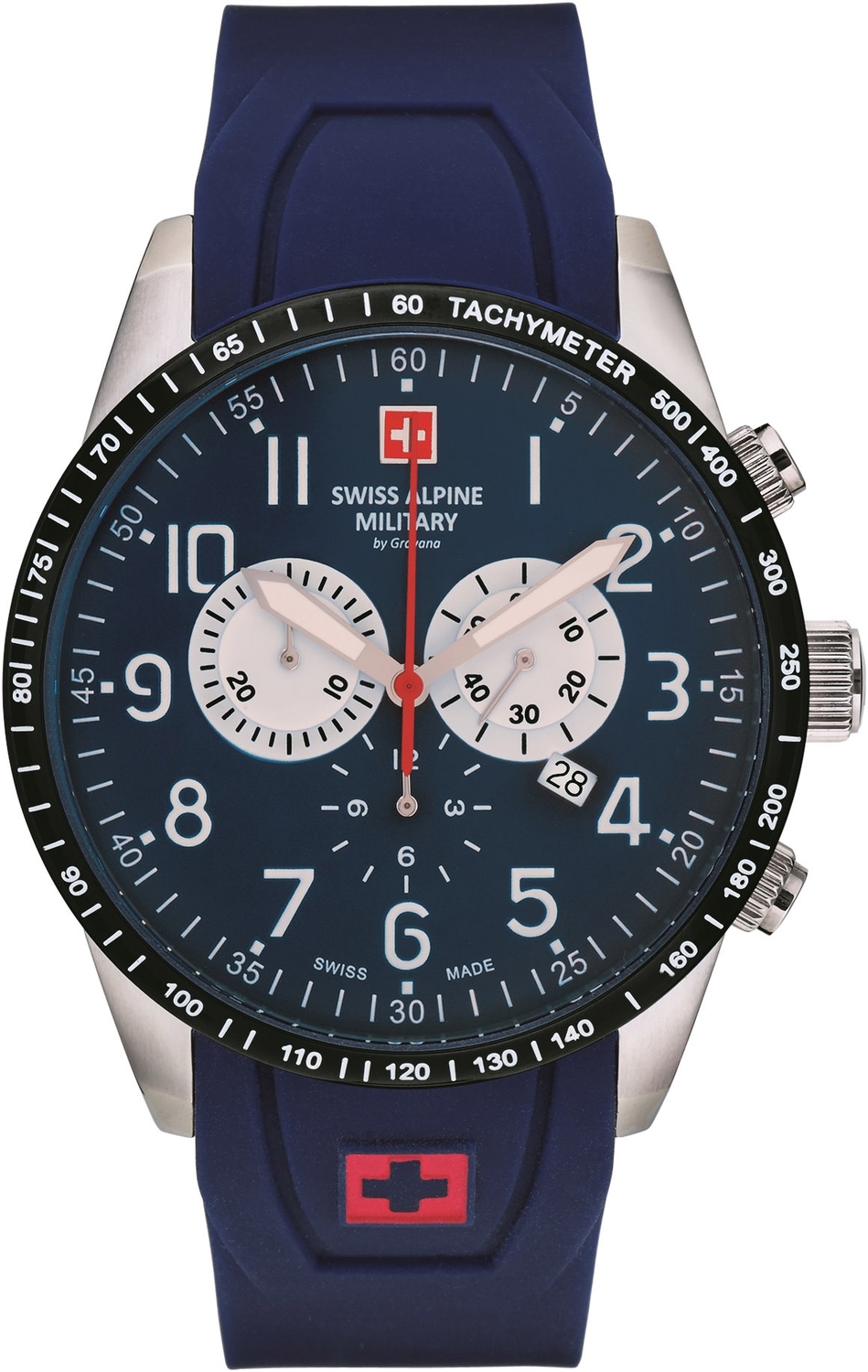 SWISS ALPINE MILITARY  Мужские швейцарские часы, кварцевый механизм, сталь с покрытием, 45 мм